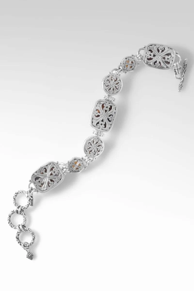 Remember Hope Bracelet II? in Brecciated Mookaite, Freshwater Pearl &amp; Citrine