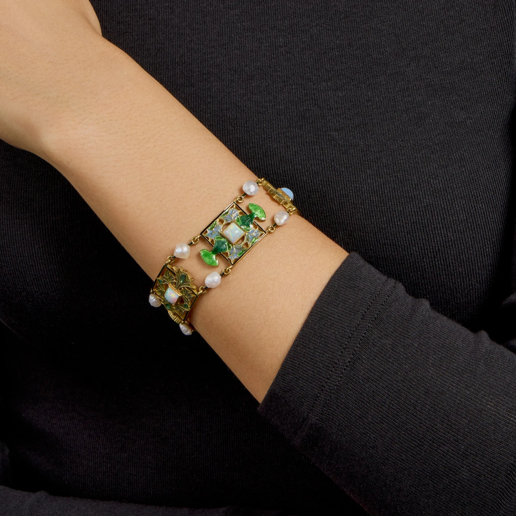 Ren Lalique &quot;Thistle of Lorraine&quot; Bracelet
