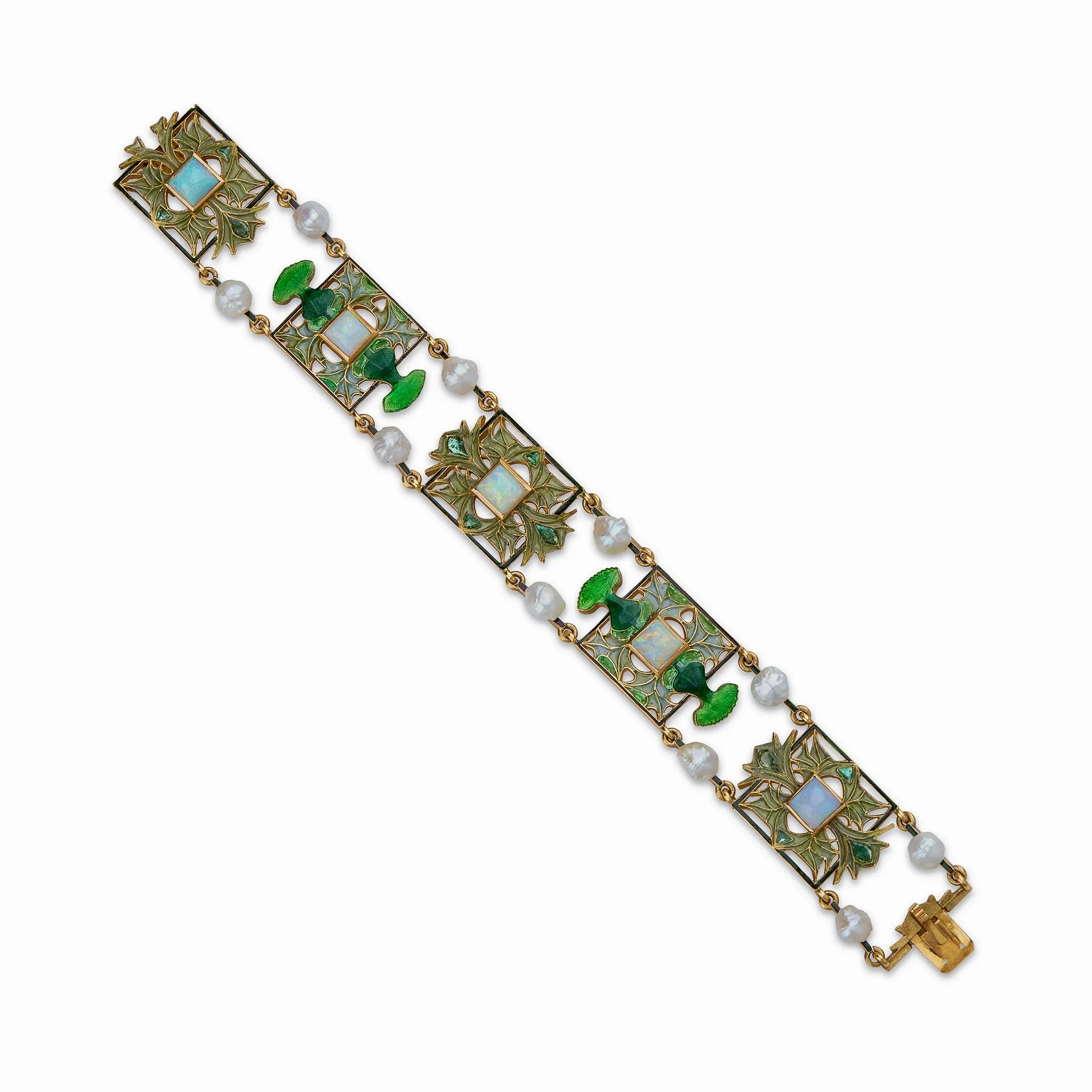 Ren Lalique &quot;Thistle of Lorraine&quot; Bracelet