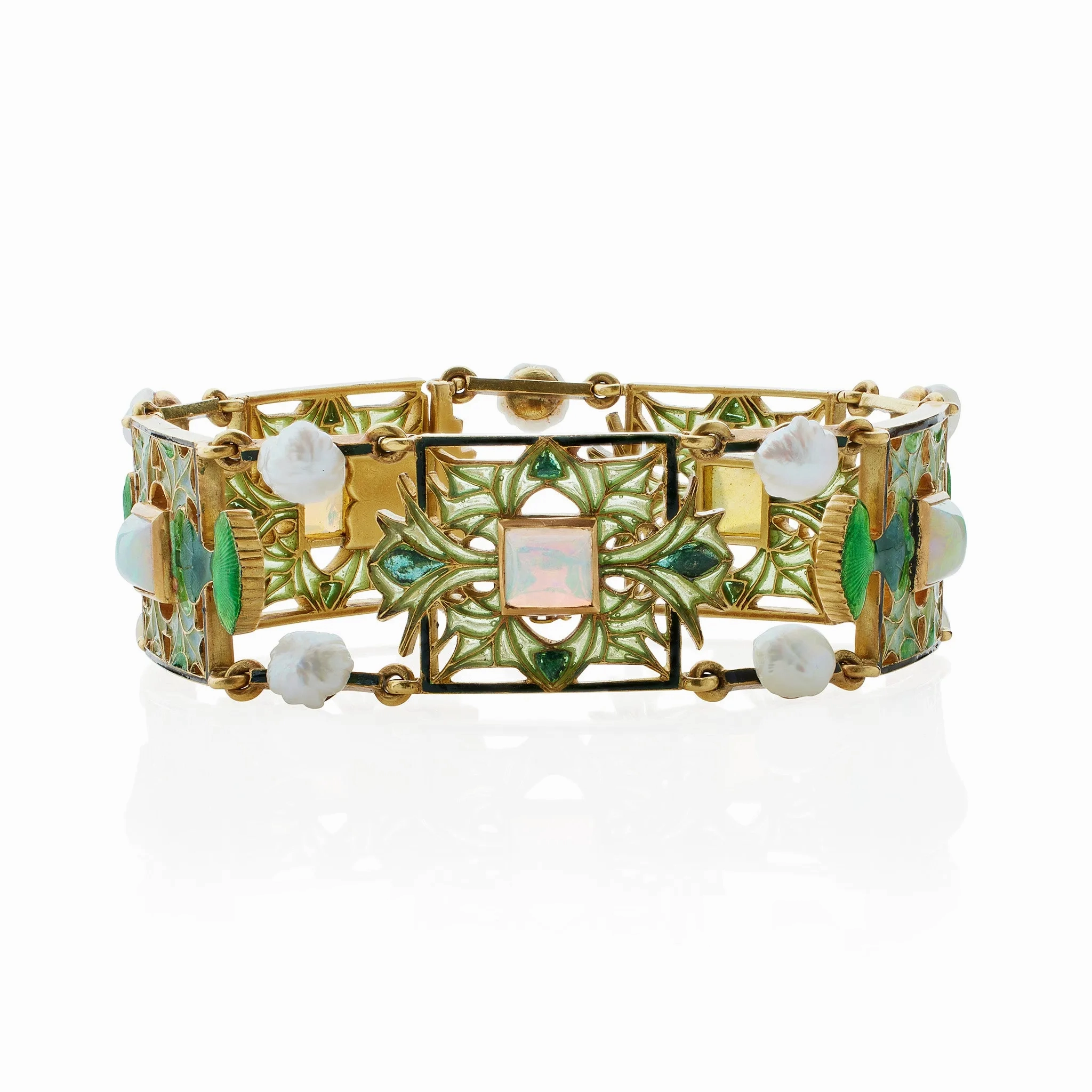 Ren Lalique &quot;Thistle of Lorraine&quot; Bracelet