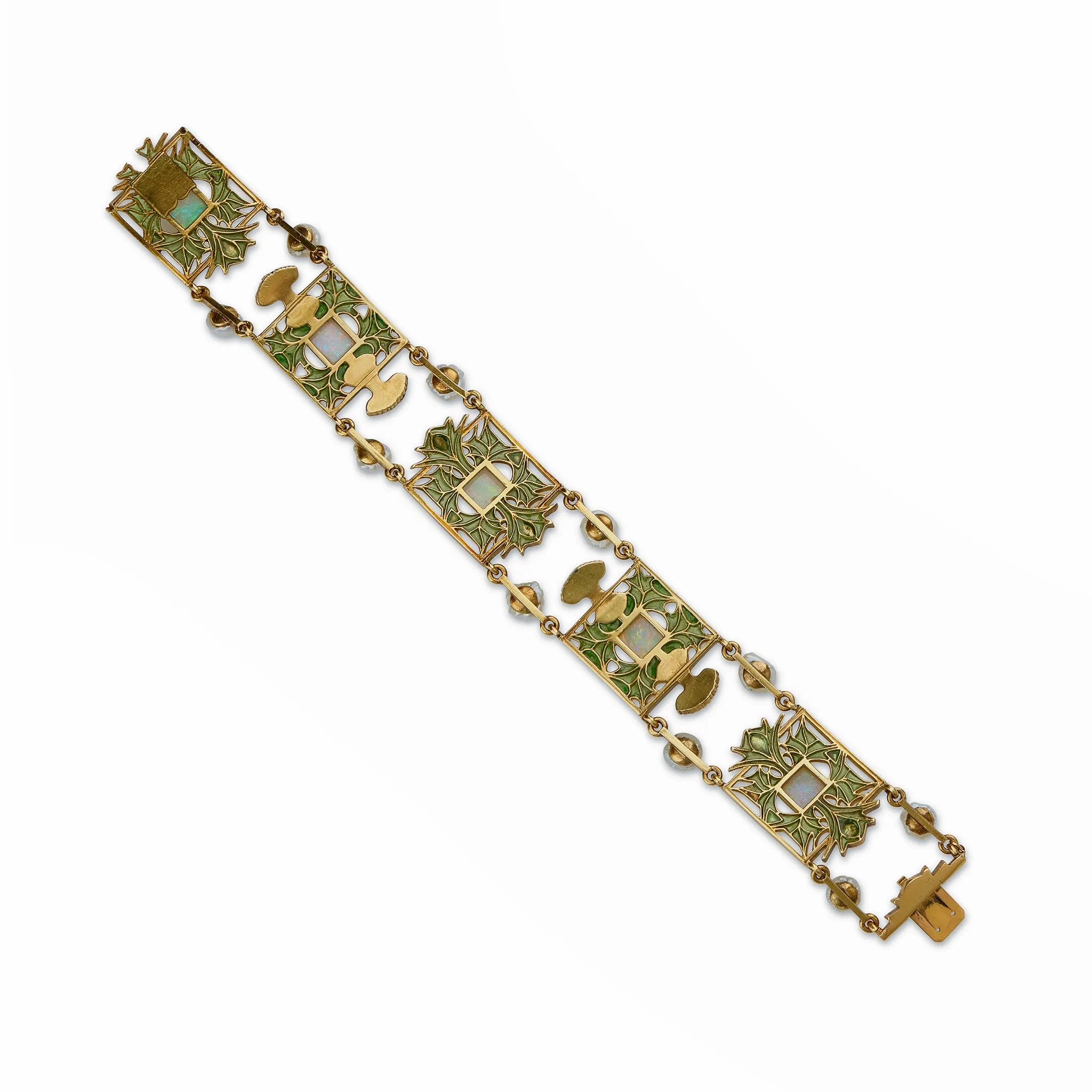 Ren Lalique &quot;Thistle of Lorraine&quot; Bracelet