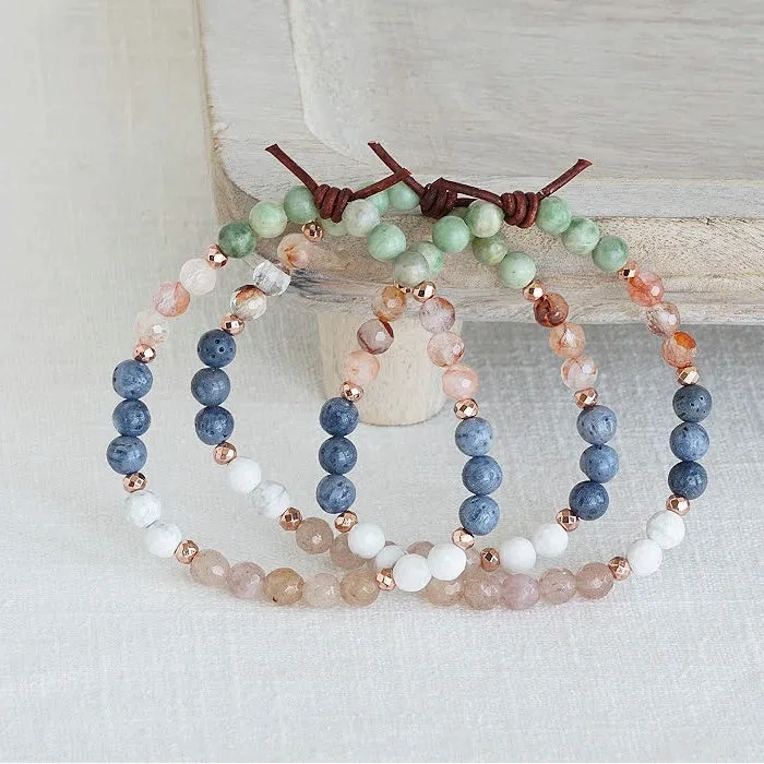 Renewal in Bloom Mini Bracelet | A Military Spouse Collaboration