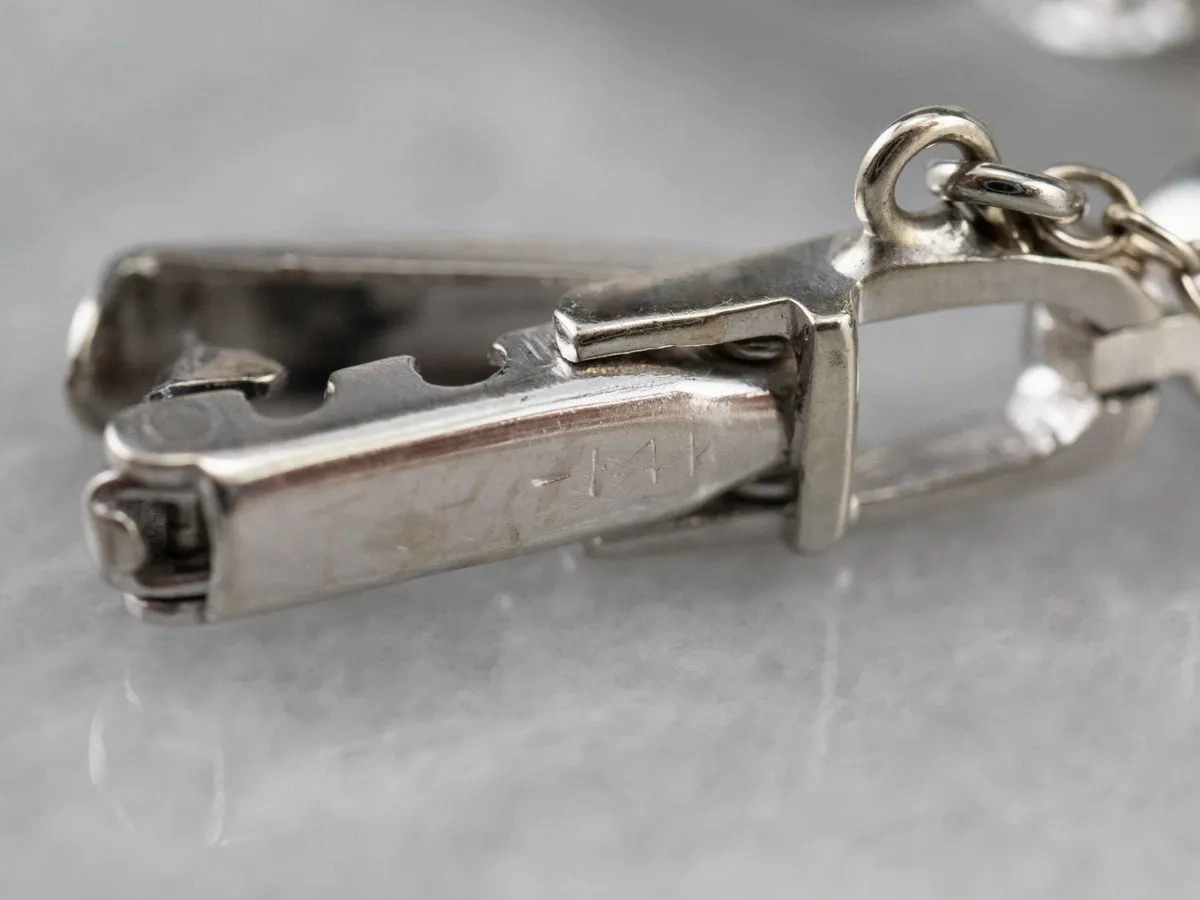 Retro Era Amethyst and Diamond Bracelet