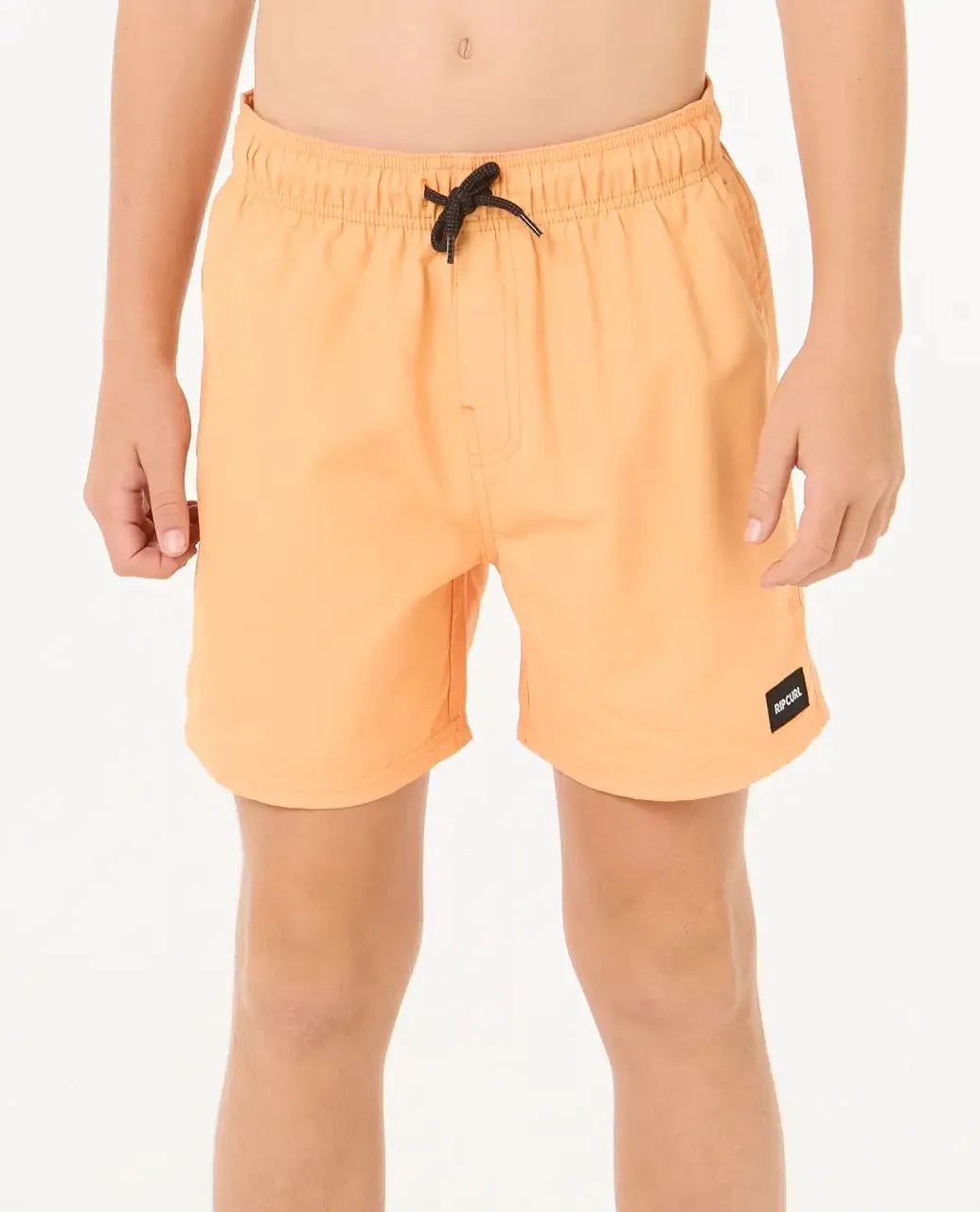 Rip Curl Clothing Jungen Offset Volley Shorts in Mandarin Zest