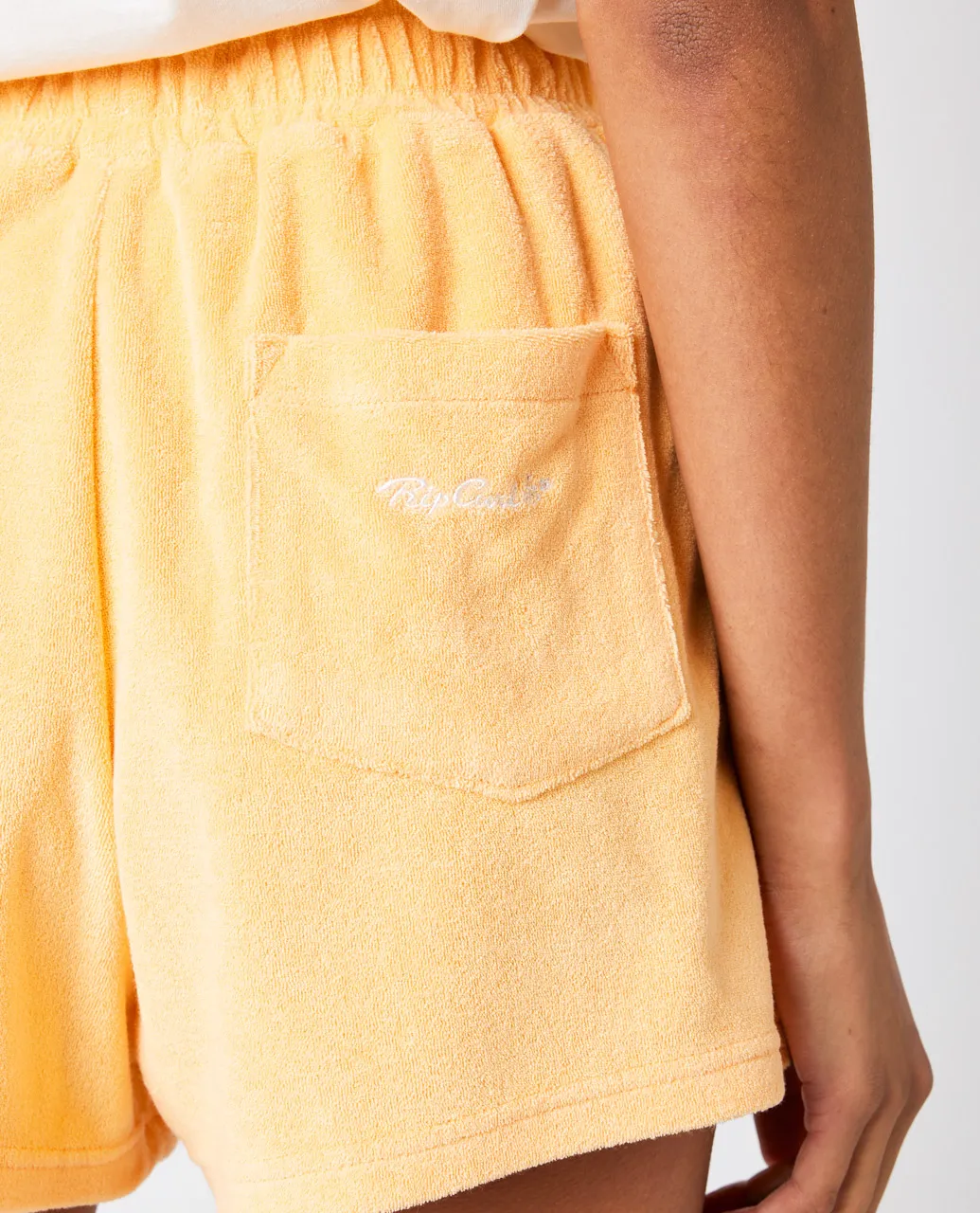 Rip Curl Clothing Revival Terry Shorts in Orange