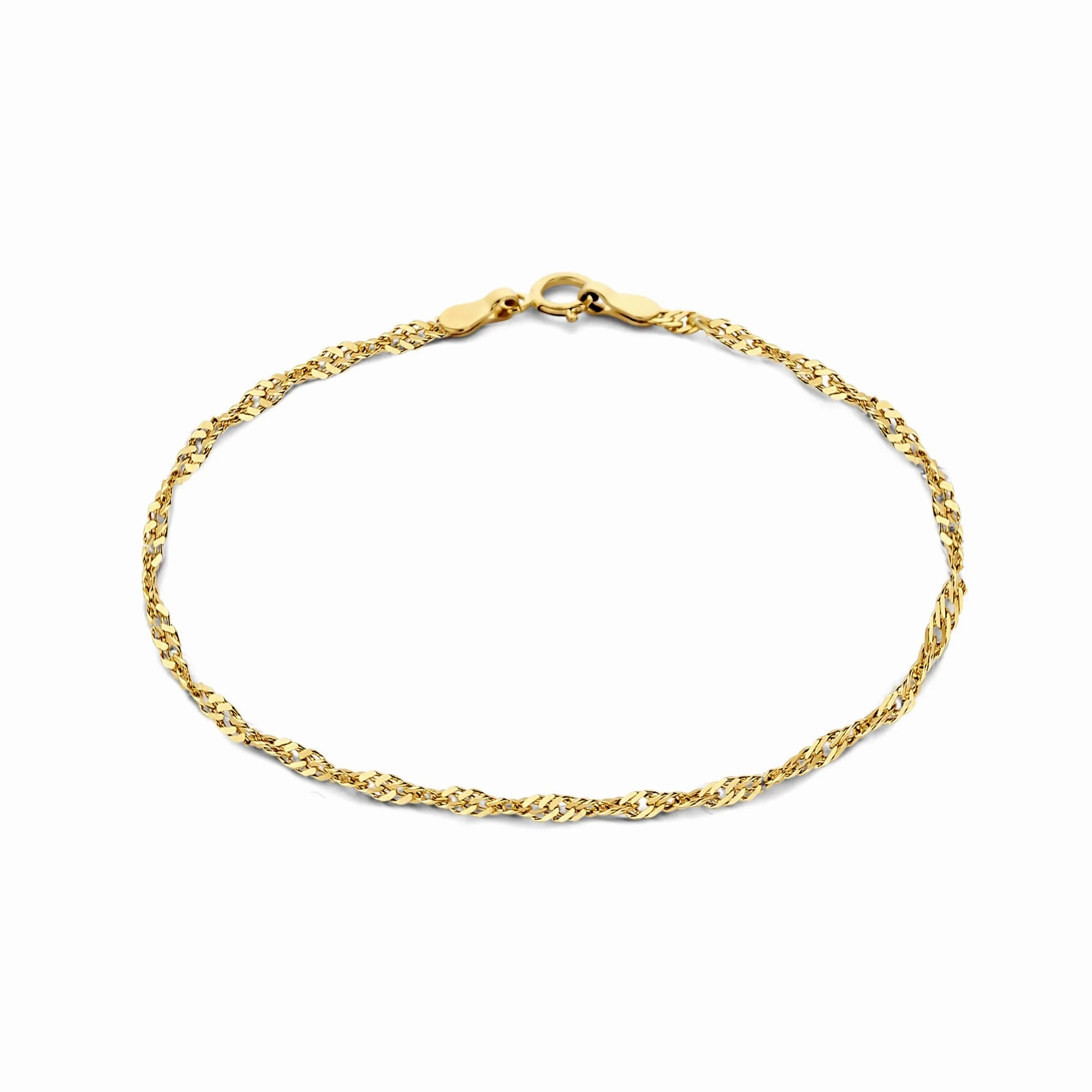 Rivoli Lilou 14 karat gold bracelet with twist