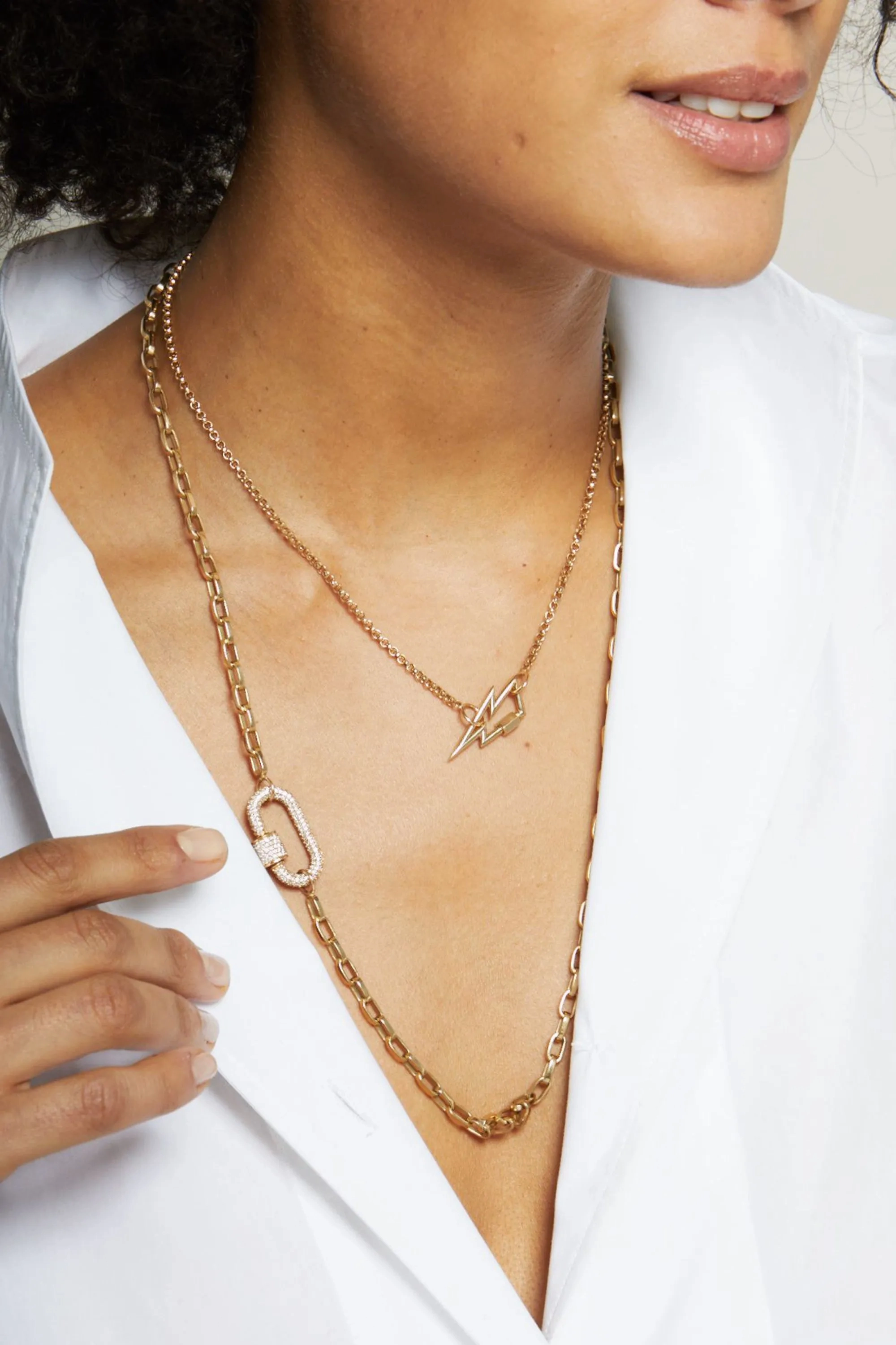 Rolo Chain - 16&quot;, Yellow Gold