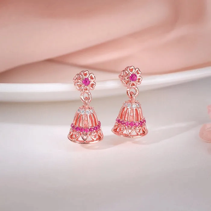 Rose Gold Ahilya Jhumki