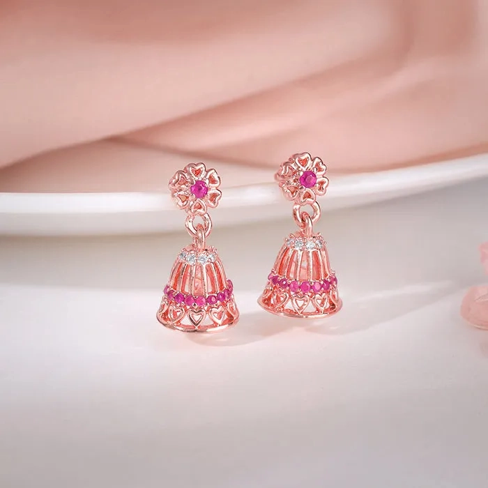 Rose Gold Ahilya Jhumki