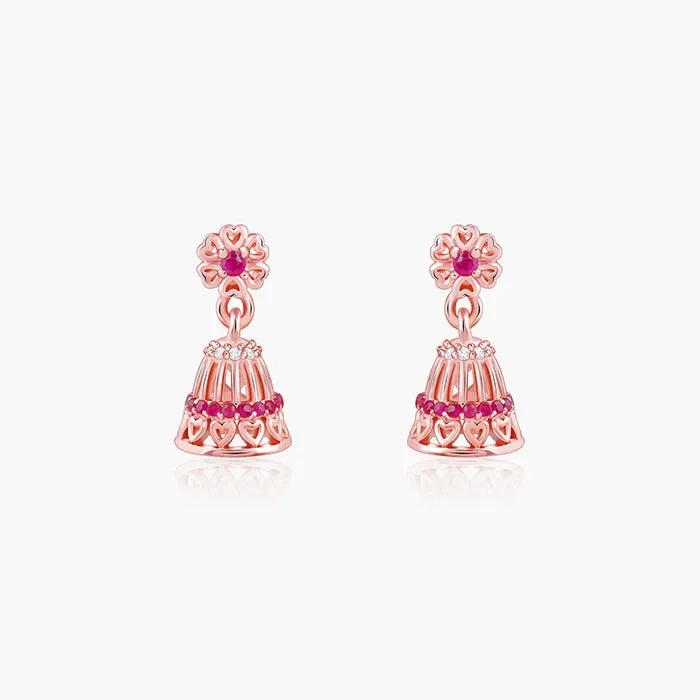 Rose Gold Ahilya Jhumki