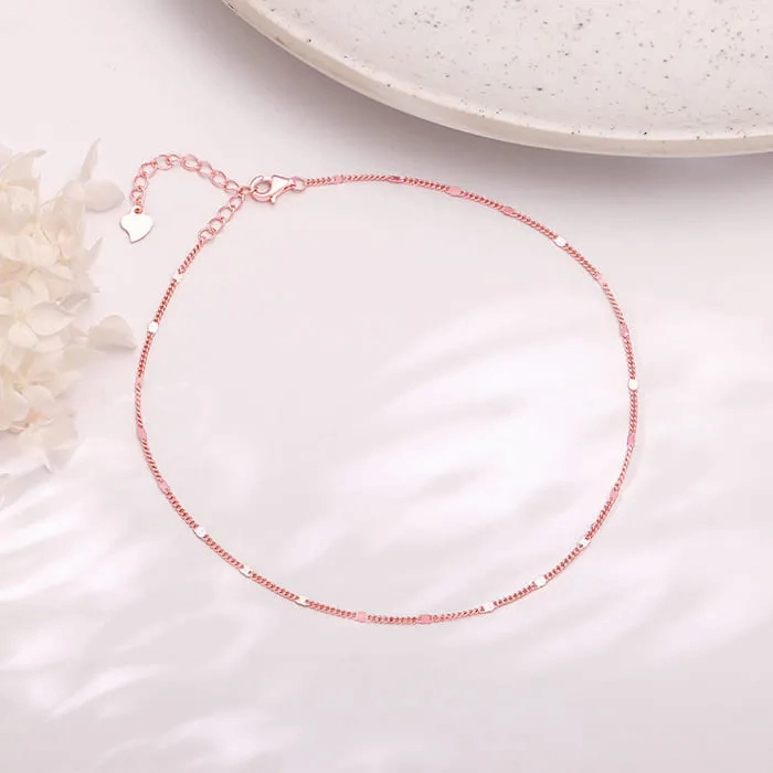 Rose Gold Express Affection Anklet