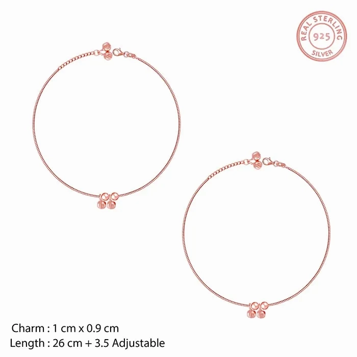 Rose Gold Jingle Anklet