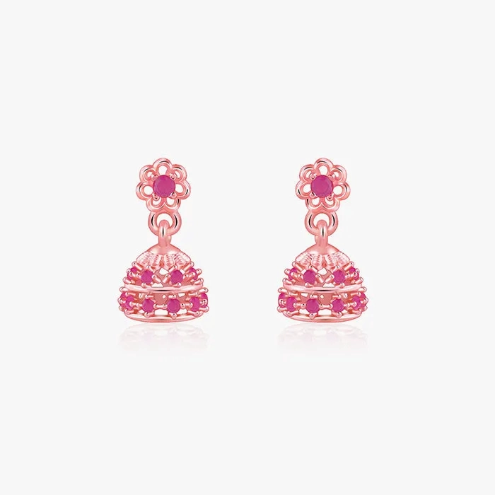 Rose Gold Kanchi Jhumki
