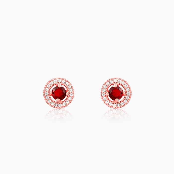 Rose Gold One And Only Earrings