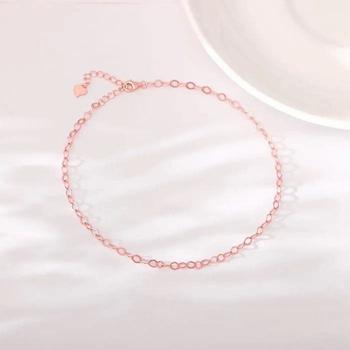 Rose Gold Stylish Anklet