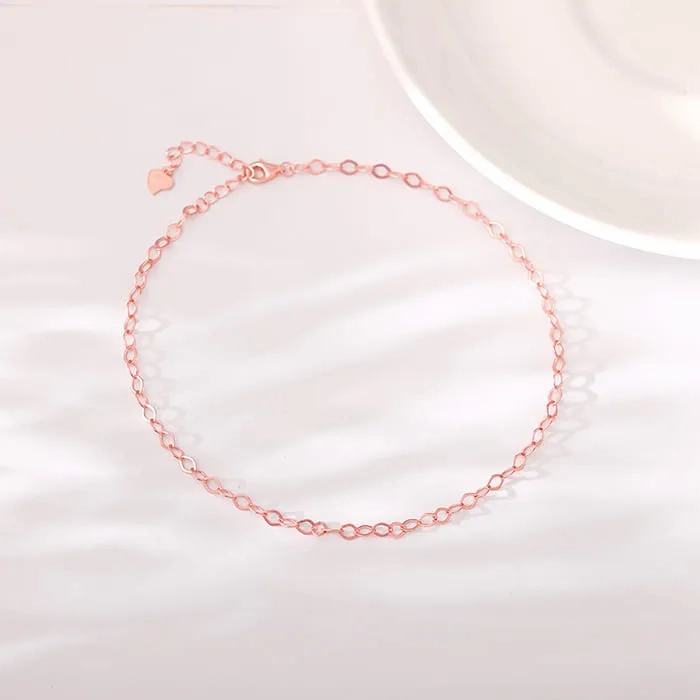 Rose Gold Stylish Anklet