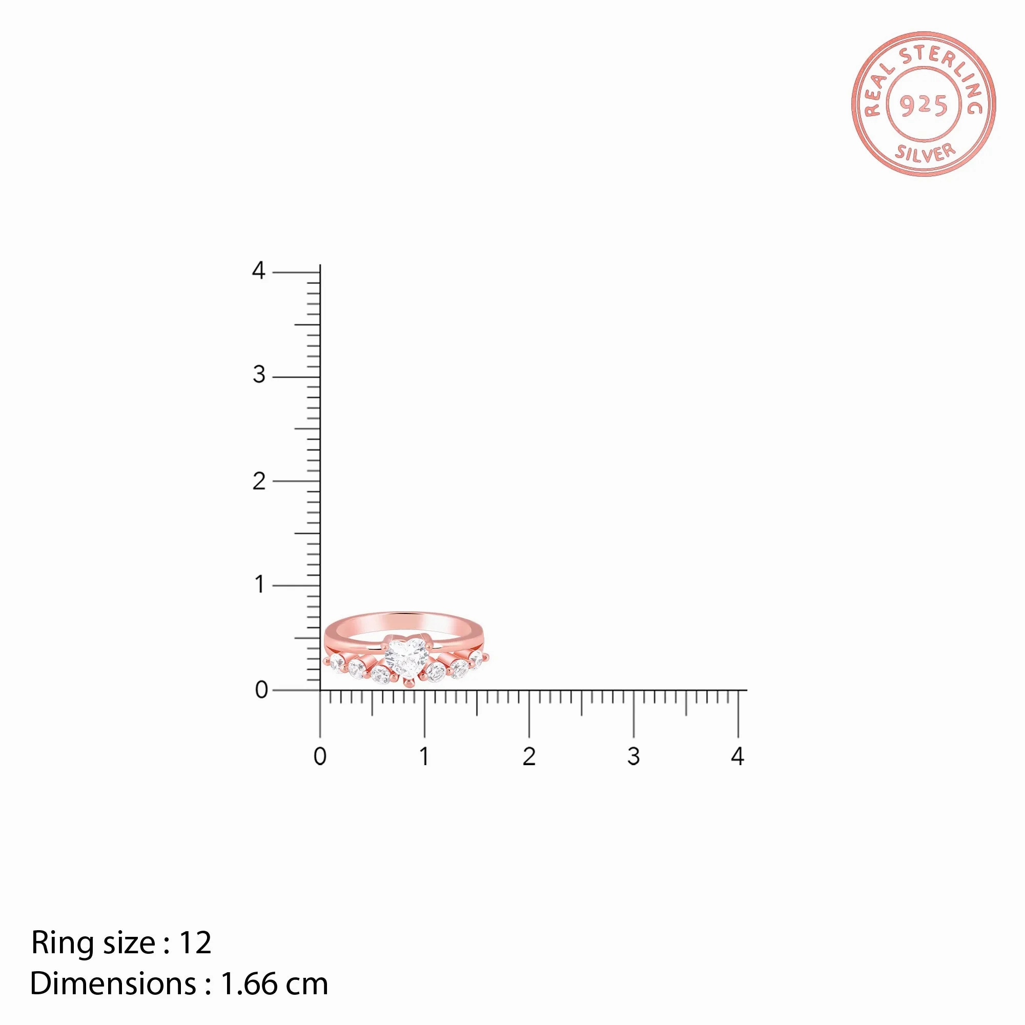 Rose Gold Unstoppable Love Ring