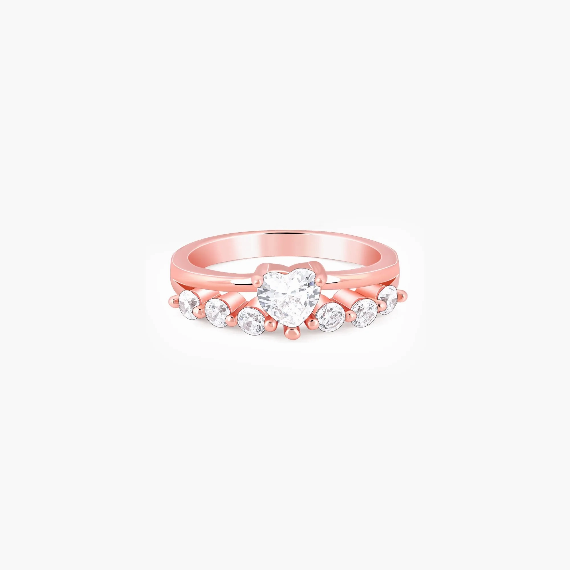 Rose Gold Unstoppable Love Ring