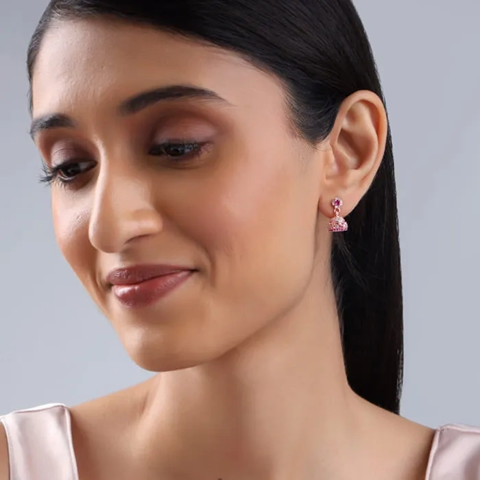 Rose Gold Vaishali Jhumki