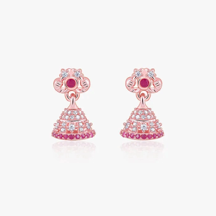Rose Gold Vaishali Jhumki