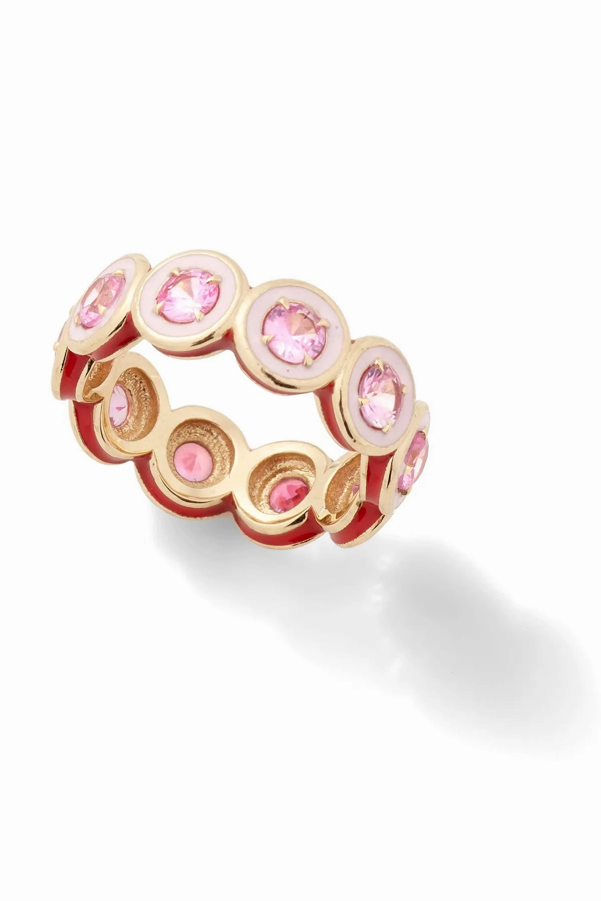 Round Cocktail Eternity Band