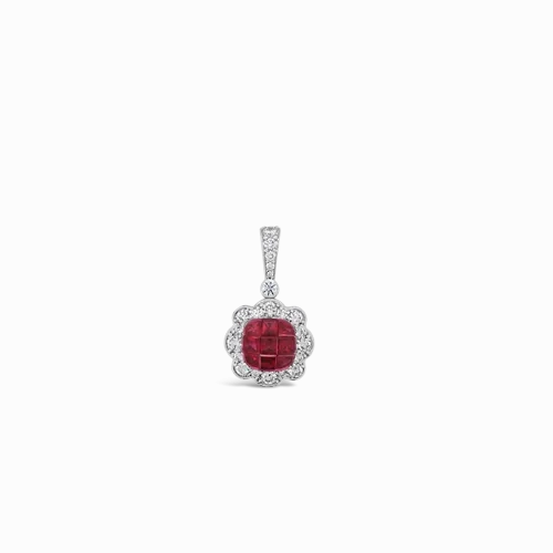 Ruby &amp; Diamond Pendant