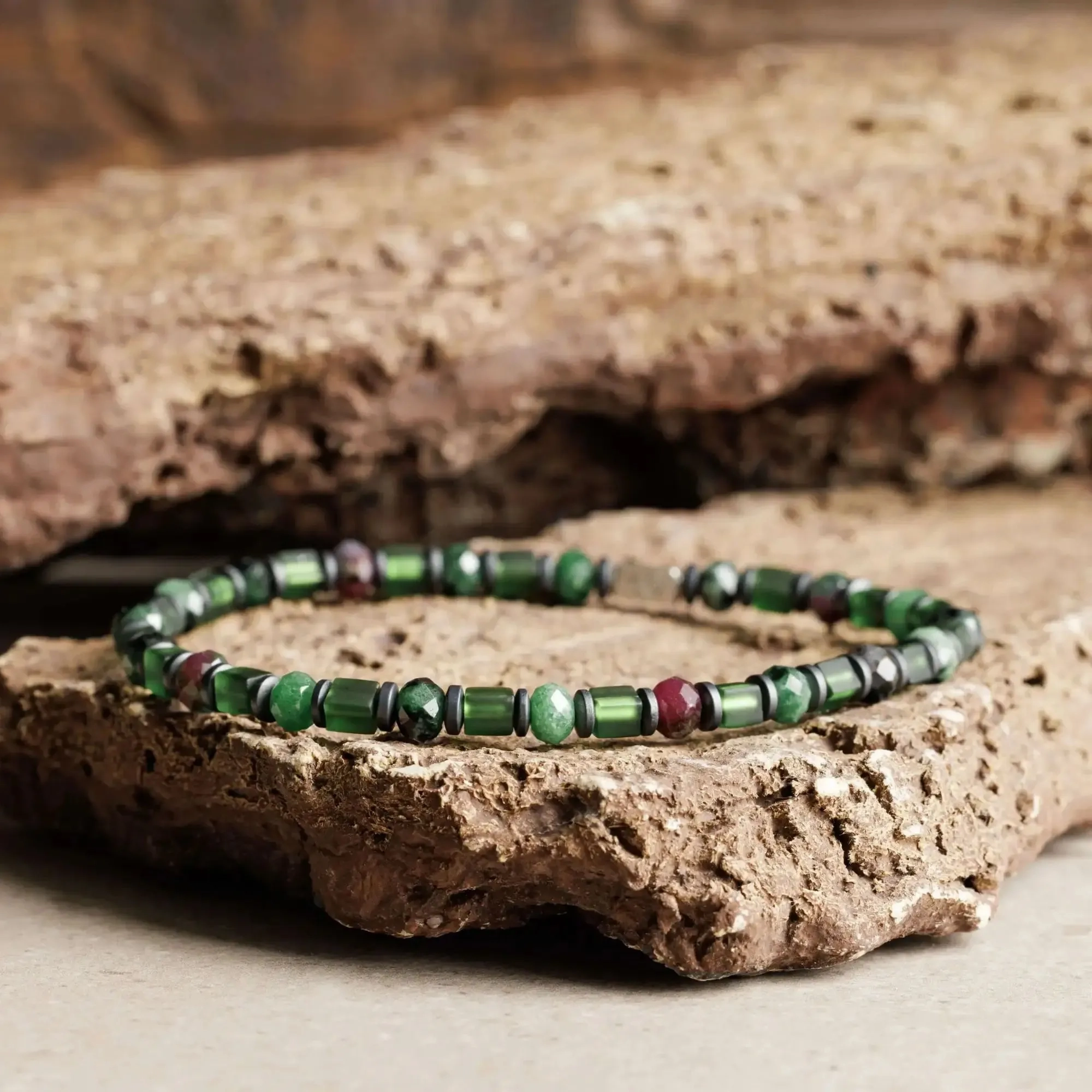 Ruby in Zoisite Bracelet III (5mm)