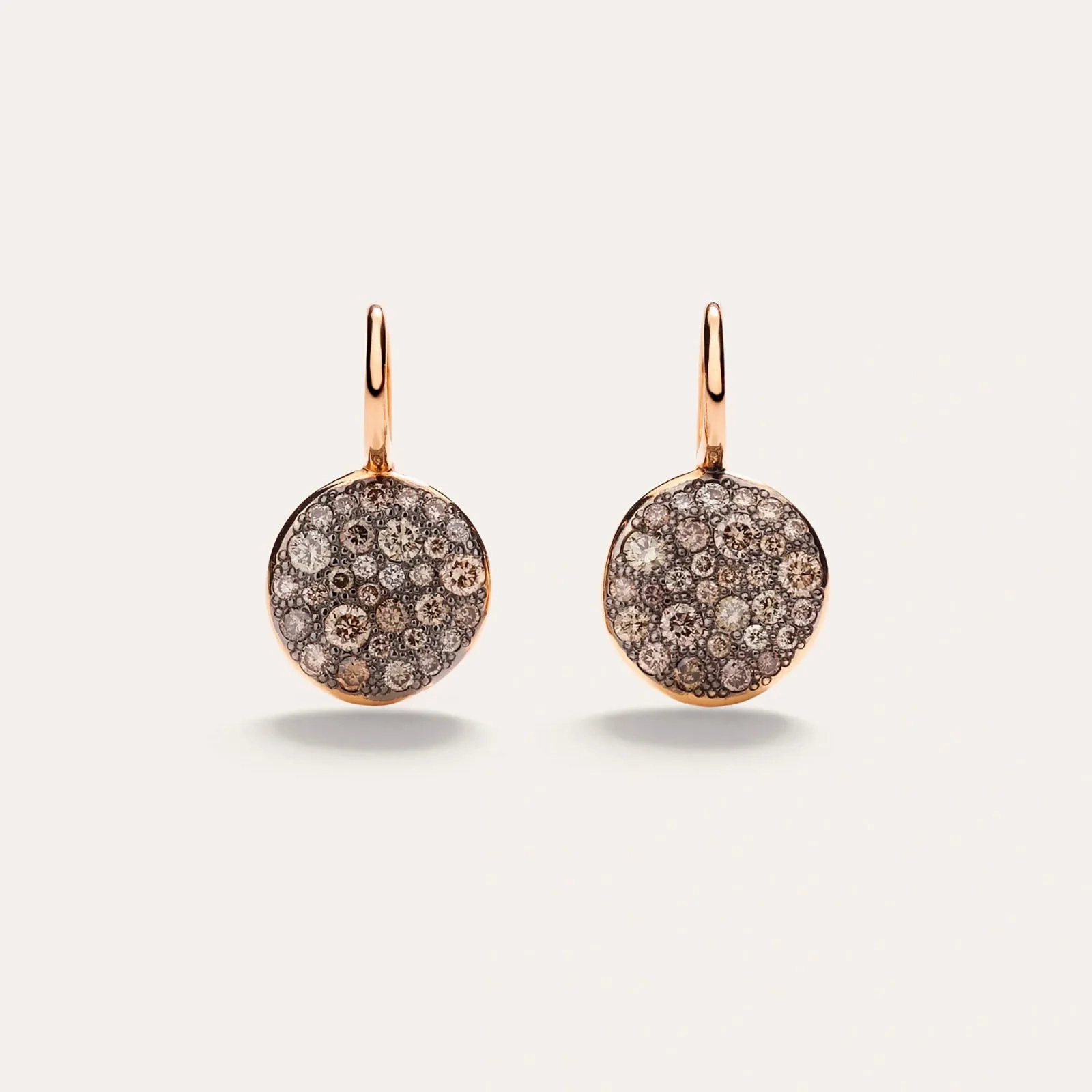 Sabbia Earrings with Brown Diamonds