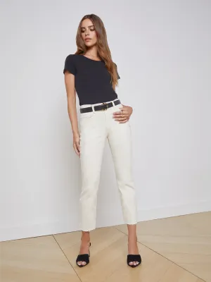 Sada Slim-Leg Cropped Jeans