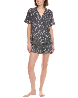 Sanctuary 2-teiliges Schlafshirt & Shorts Set