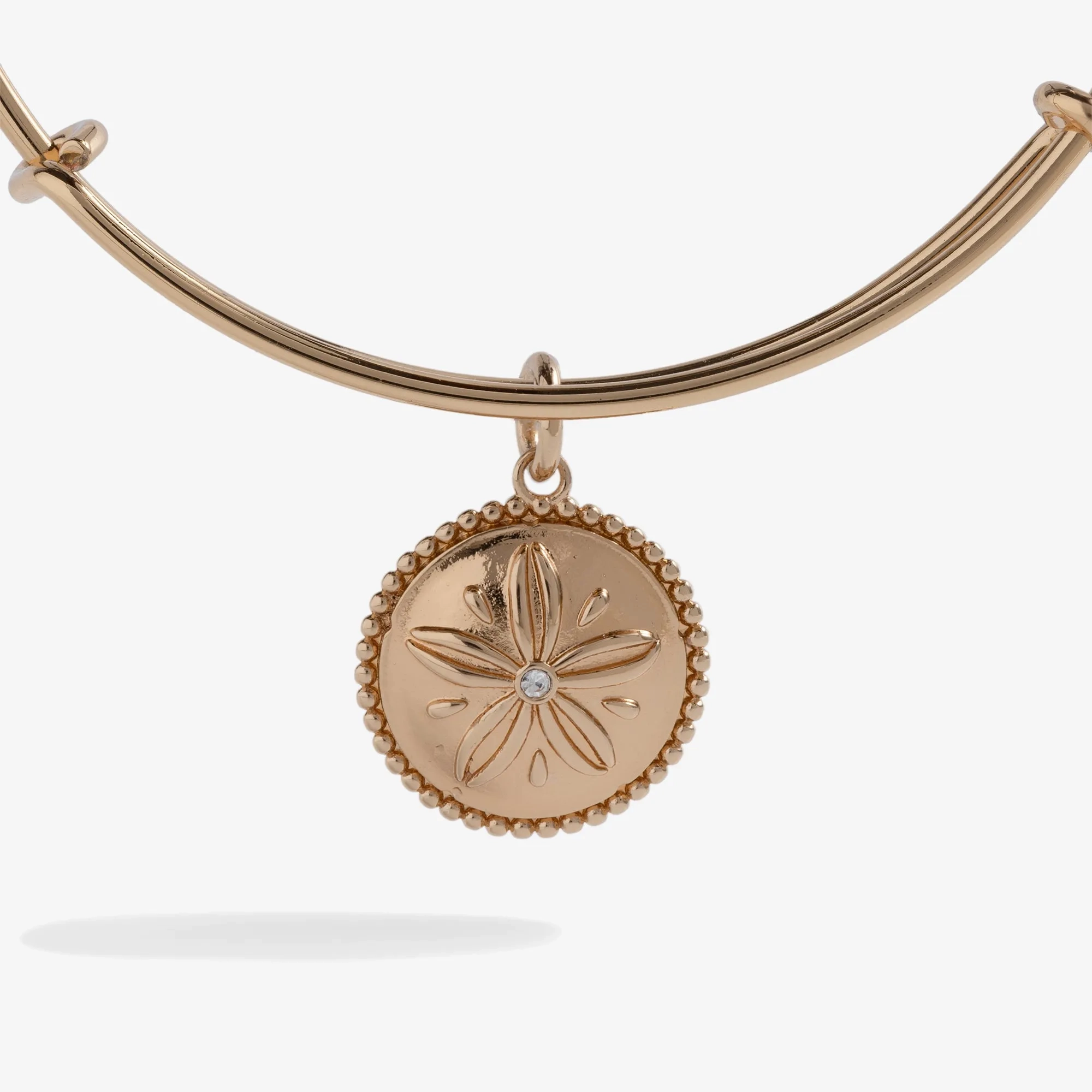 Sand Dollar Charm Bangle