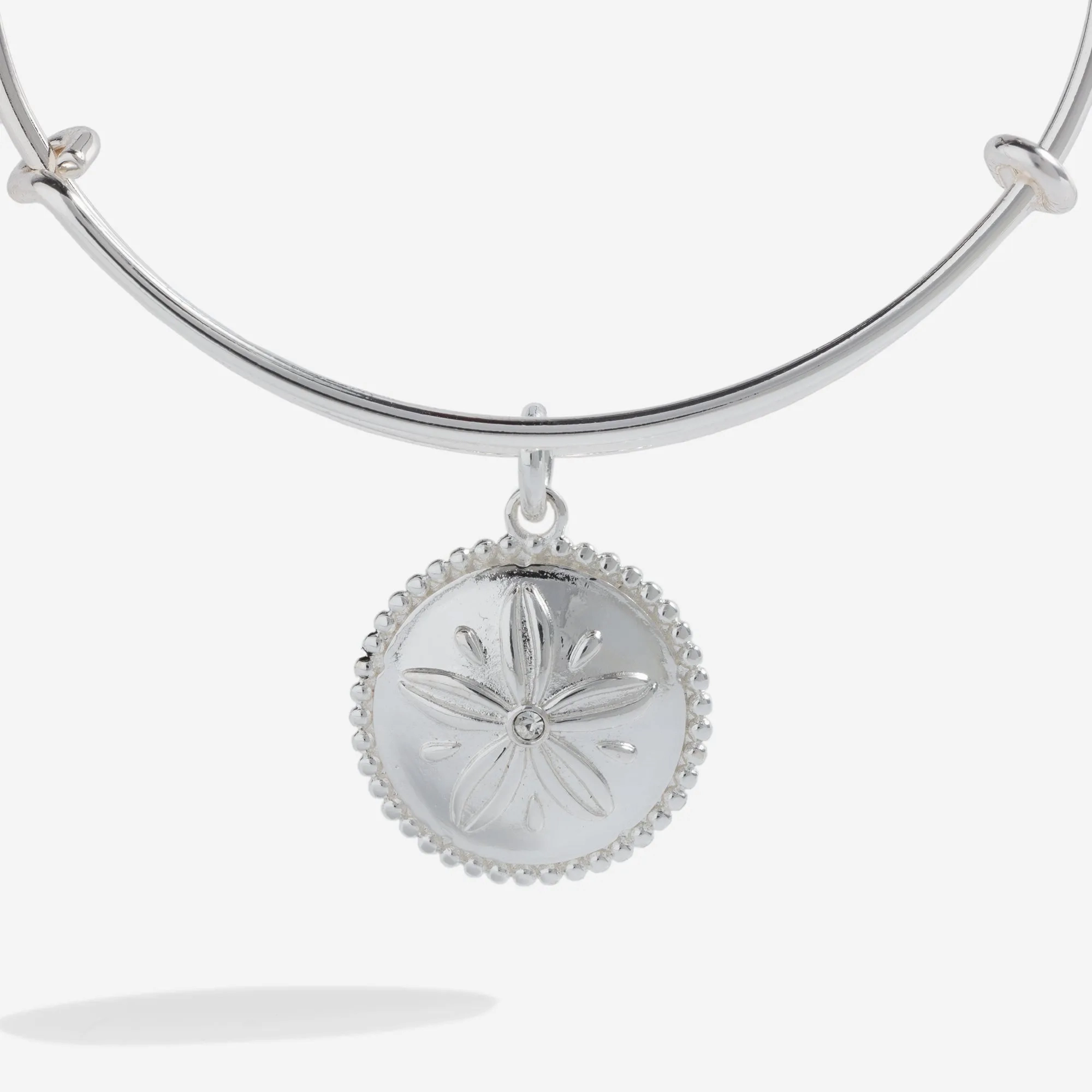 Sand Dollar Charm Bangle