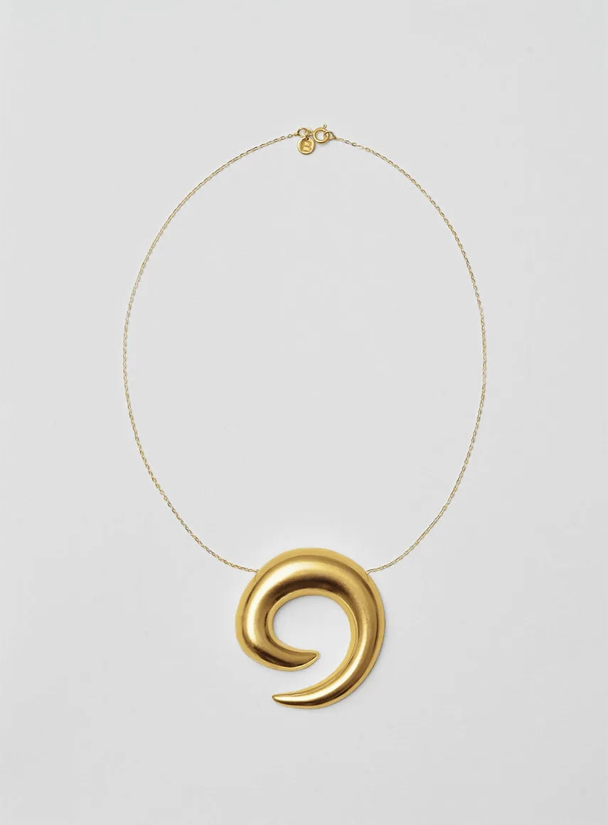 Saturn 14K Gold Plated Necklace