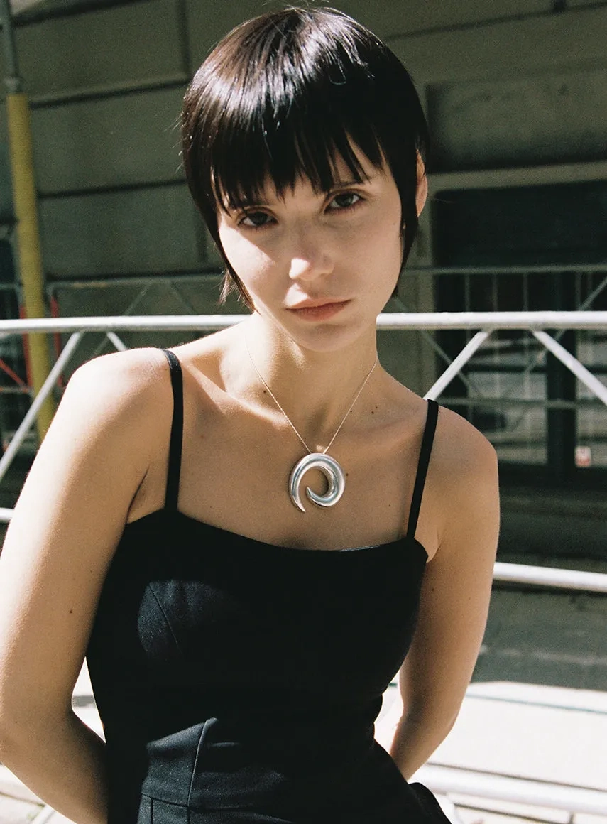 Saturn 14K Gold Plated Necklace