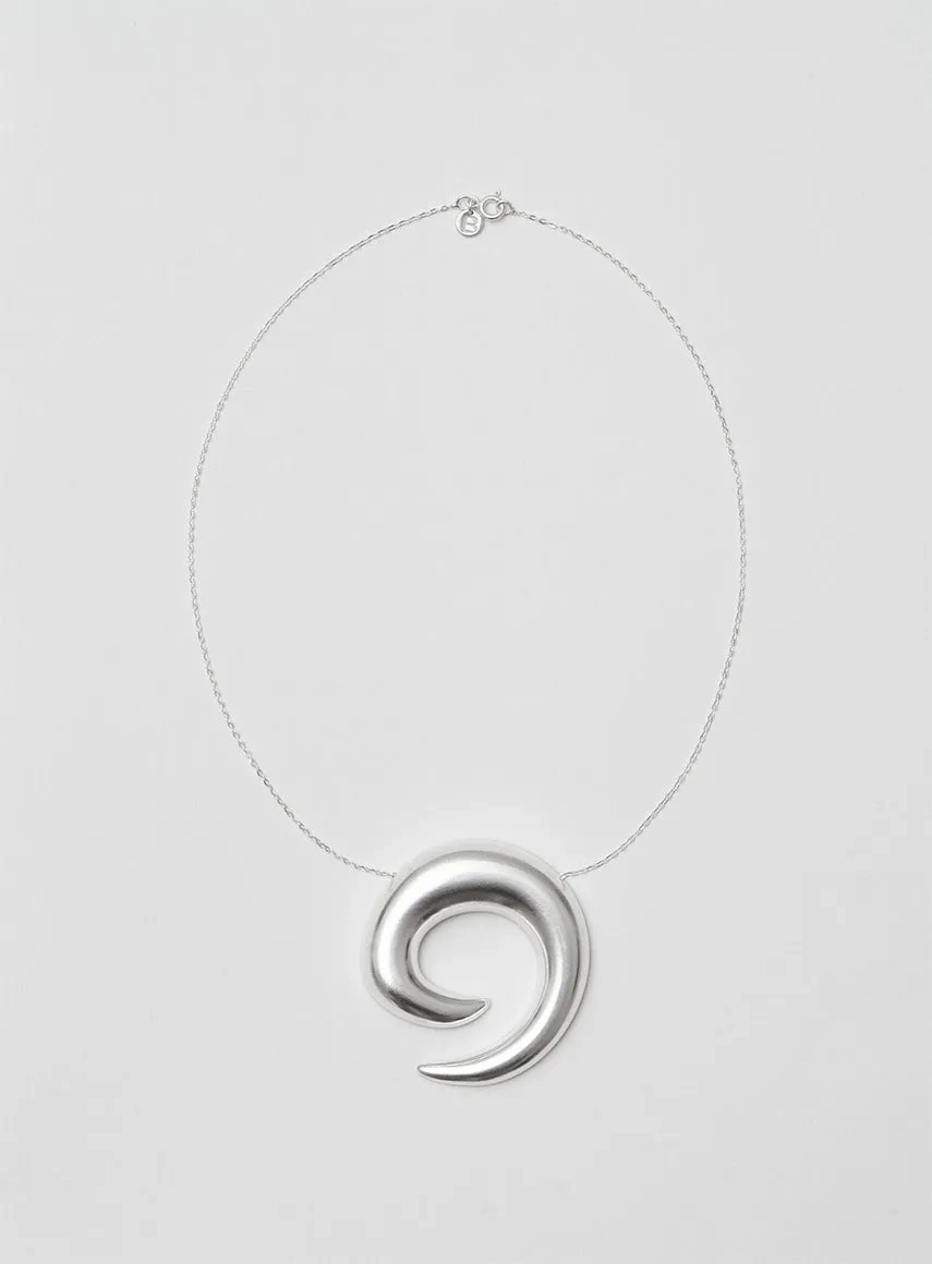 Saturn Silver Necklace