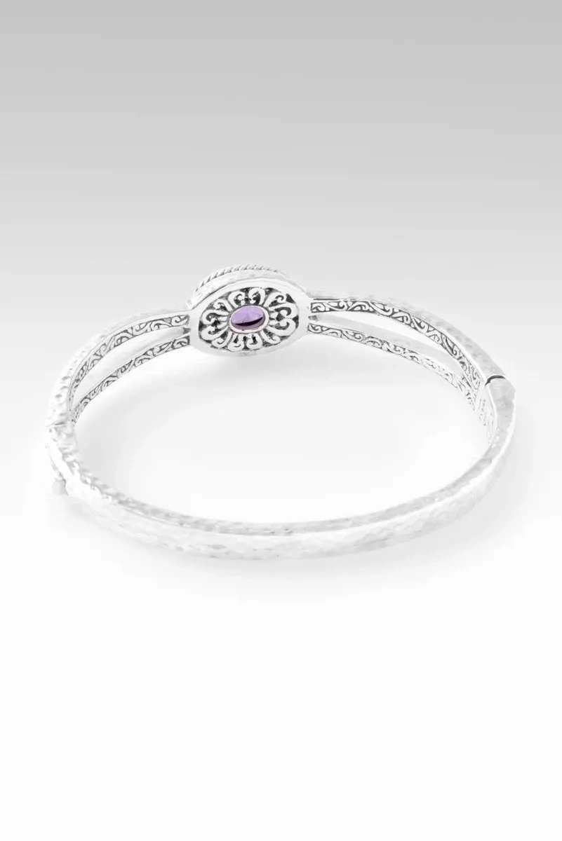 Seek Wisdom Bangle? in Amethyst