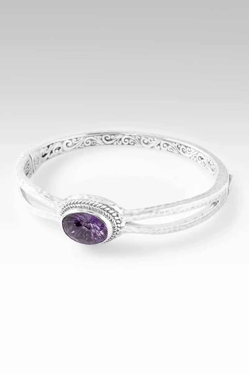 Seek Wisdom Bangle? in Amethyst
