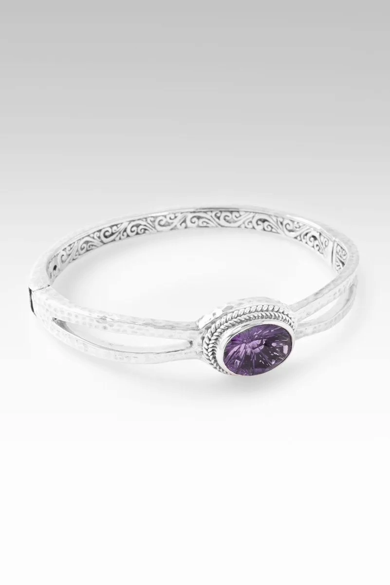 Seek Wisdom Bangle? in Amethyst