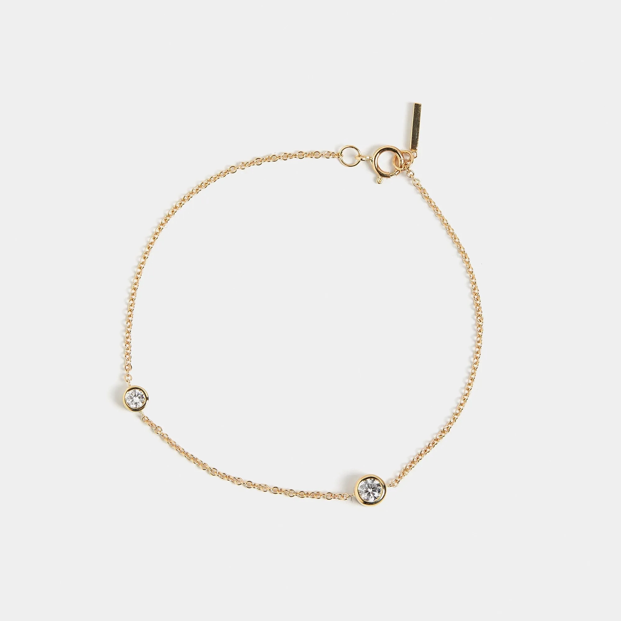 Sena Bracelet with Aquamarine and Diamond