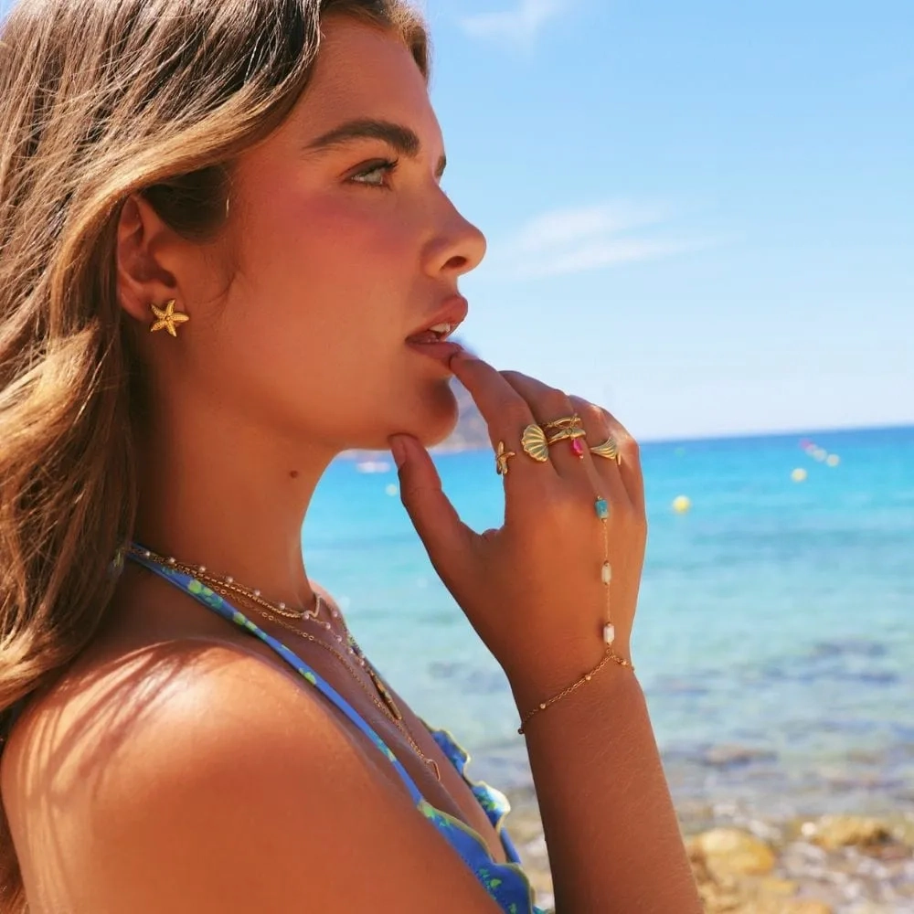 Sephira Starfish Stud Earrings
