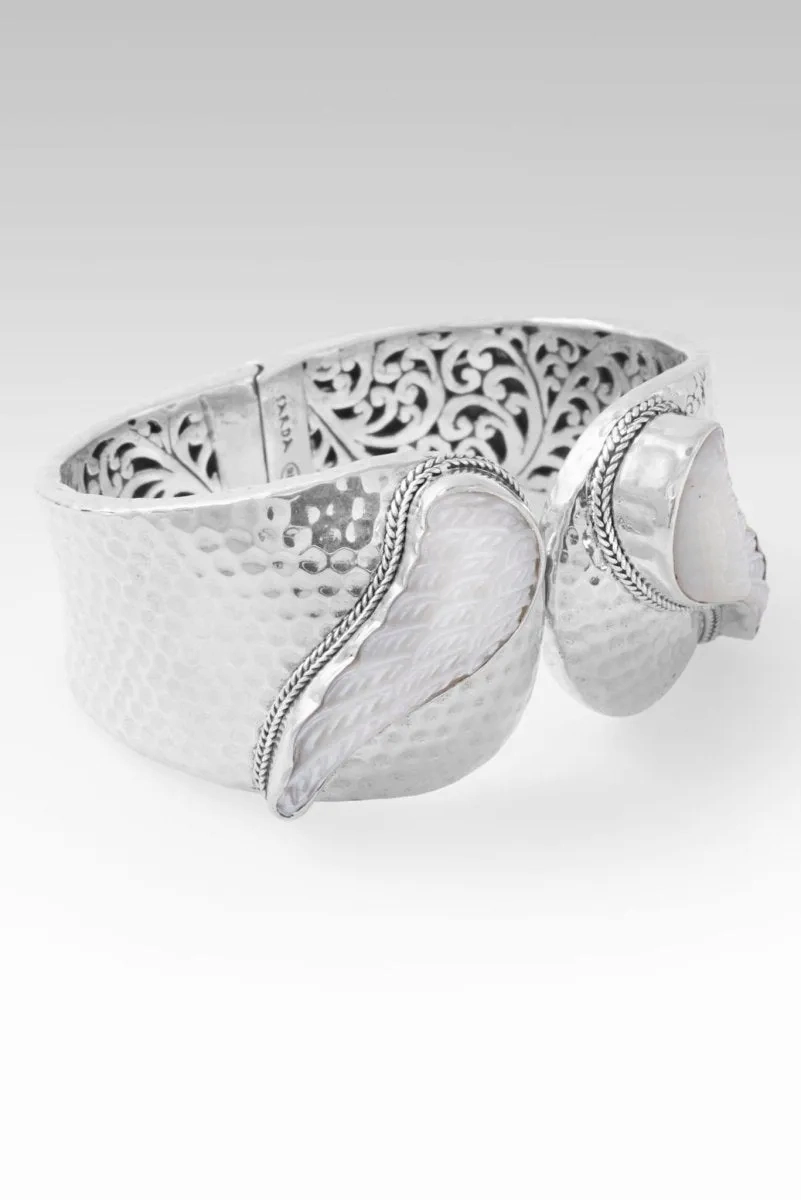 Seraphiel Tip-to-Tip Bracelet? in White Mother of Pearl