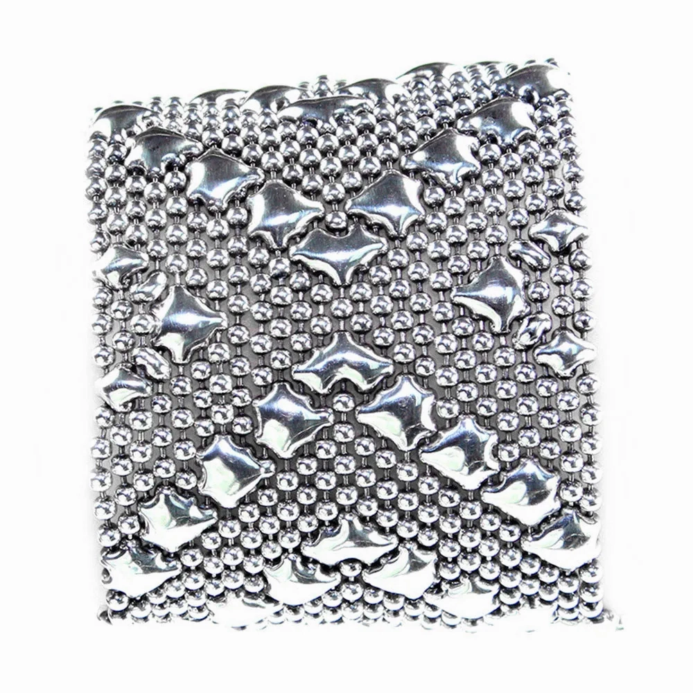 SG Liquid Metal B108-AS Antique Silver Bracelet by Sergio Gutierrez