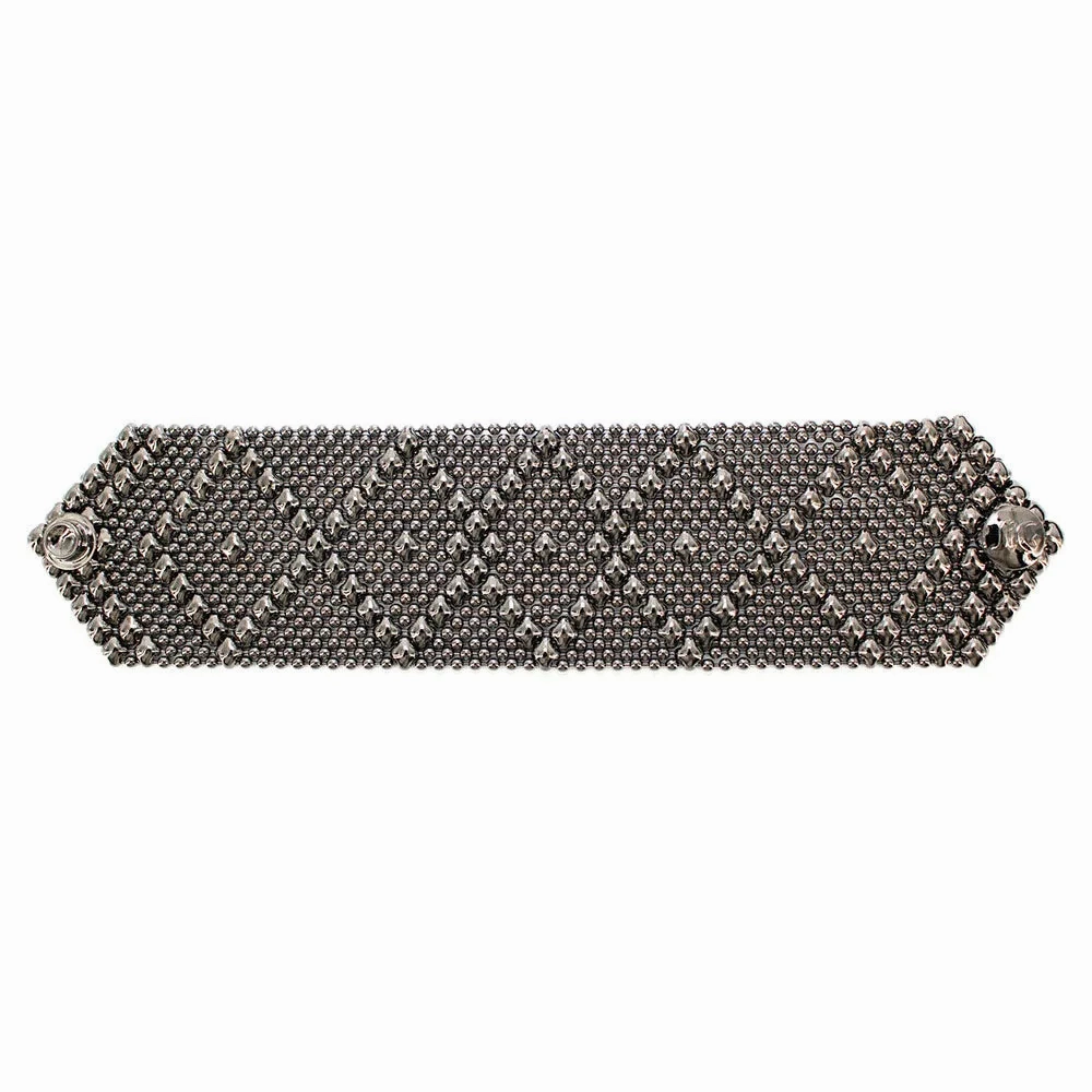 SG Liquid Metal B10-BLK Black Chrome Finish Bracelet by Sergio Gutierrez