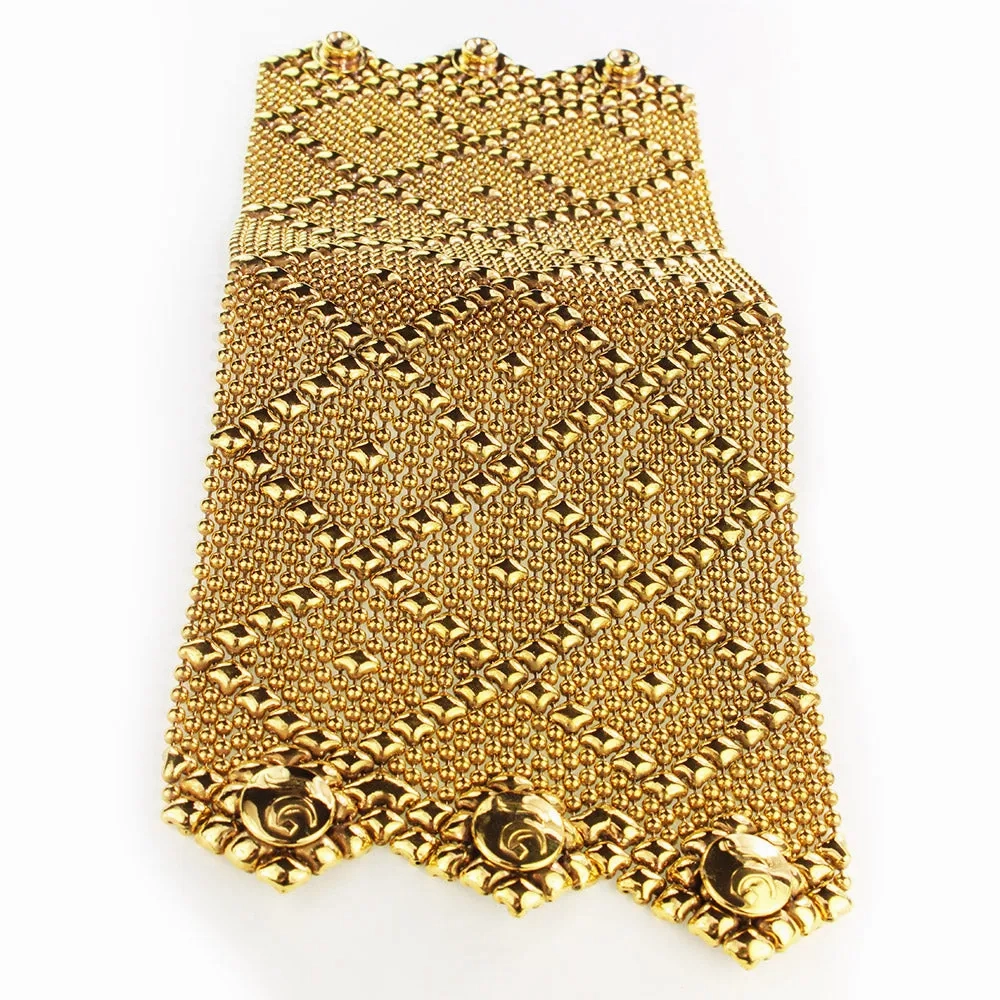 SG Liquid Metal B11?CAG Antique Gold Finish Bracelet by Sergio Gutierrez