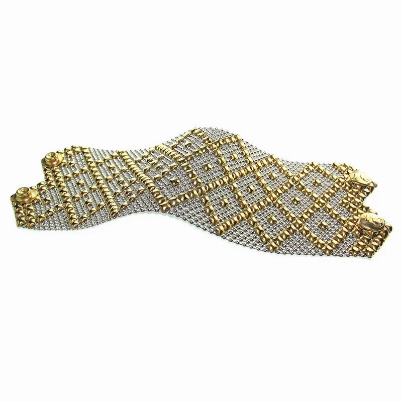SG Liquid Metal B26 - SS / Gold Titanium (Stainless Steel Bracelet) by Sergio Gutierrez
