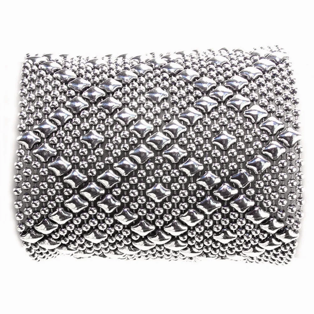 SG Liquid Metal B26-AS Antique Silver Bracelet by Sergio Gutierrez
