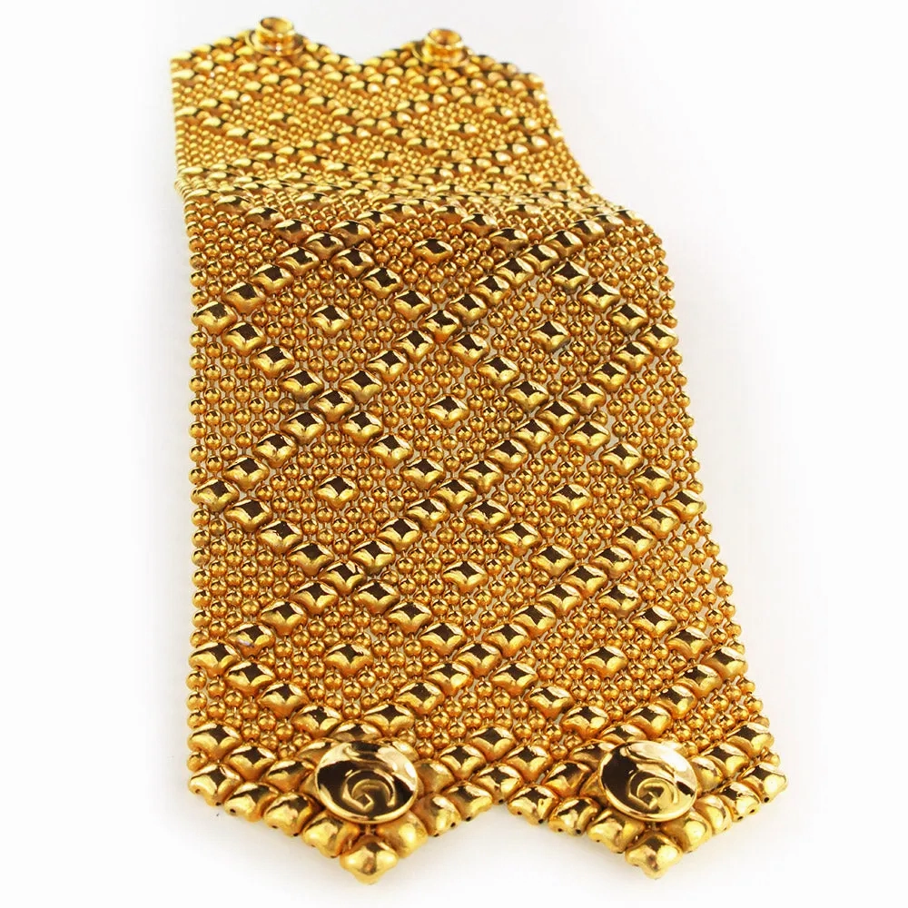SG Liquid Metal B26?CAG Antique Gold Finish Bracelet by Sergio Gutierrez