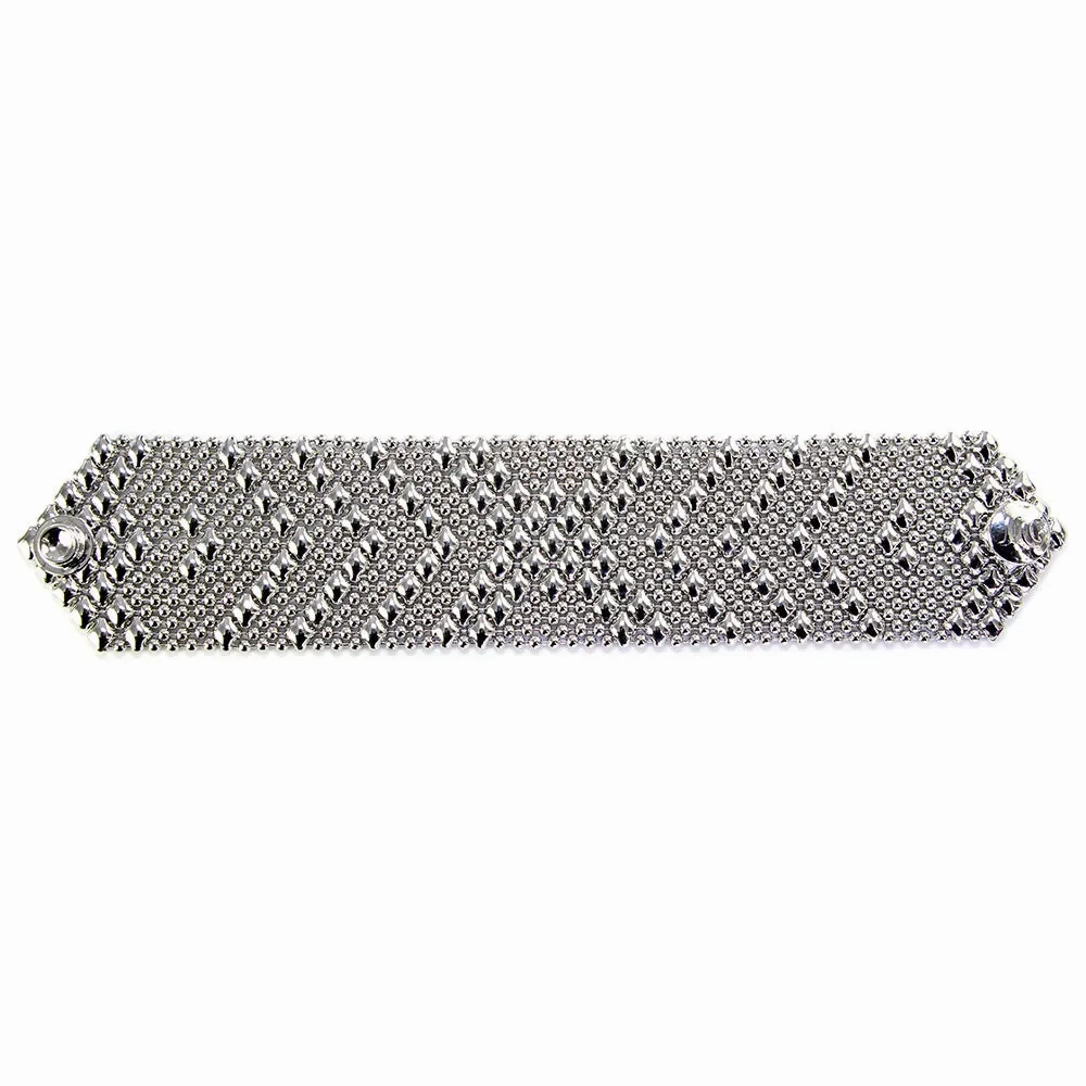 SG Liquid Metal B44-N Chrome Finish Bracelet by Sergio Gutierrez