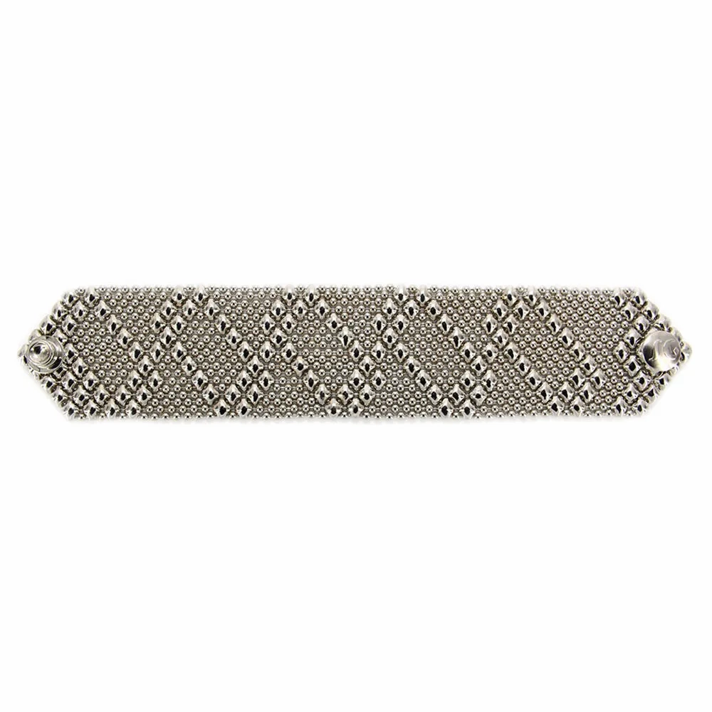 SG Liquid Metal B46-N Chrome Finish Bracelet by Sergio Gutierrez