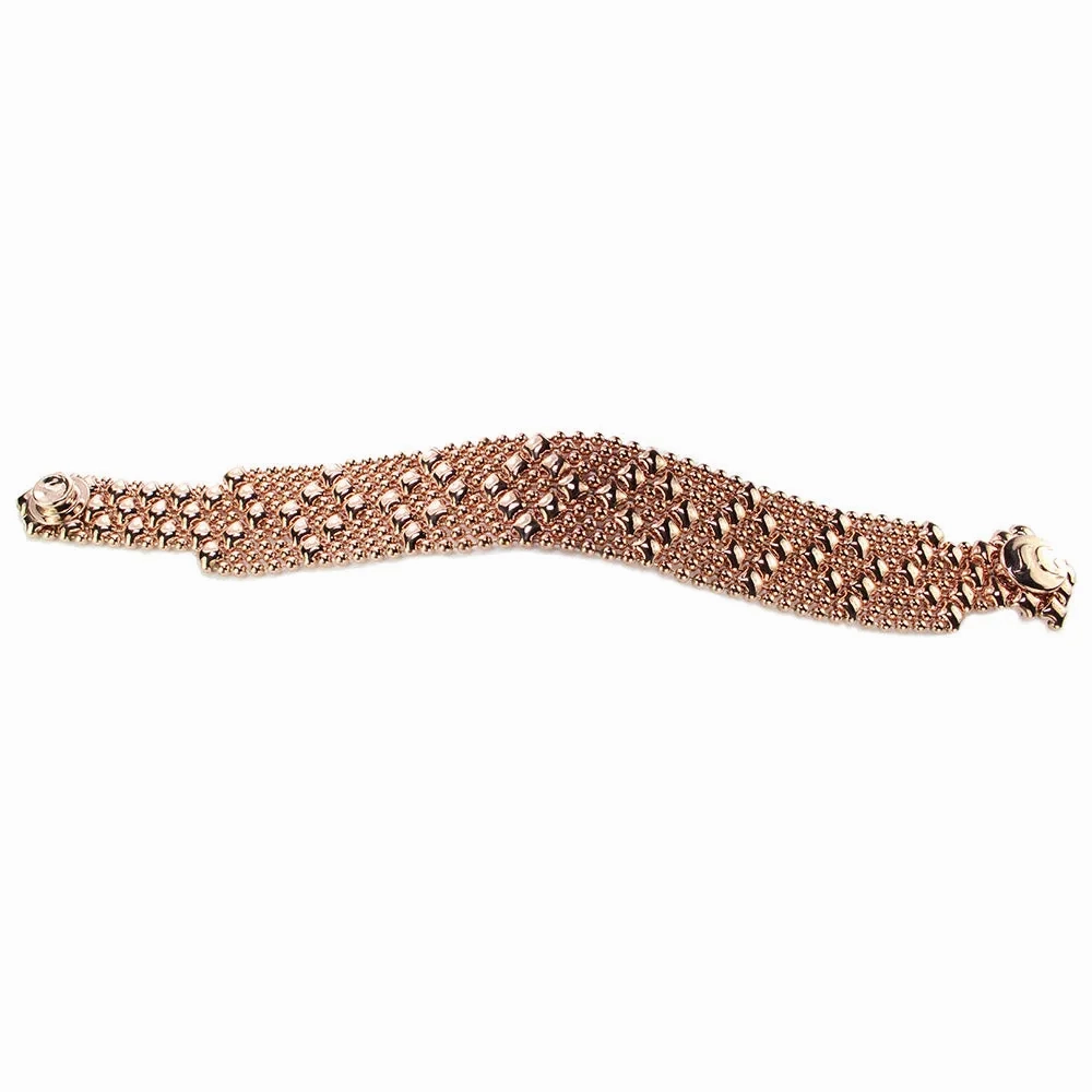 SG Liquid Metal B4?CRG Rose Gold Finish Bracelet by Sergio Gutierrez